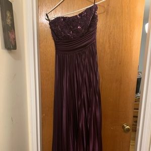 Purple gown